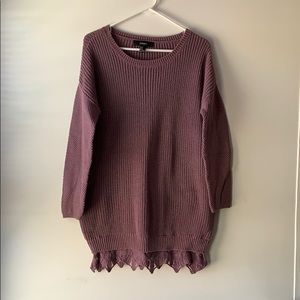 Forever 21 lavender oversized sweater